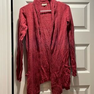 Brick red Fat Face cardigan